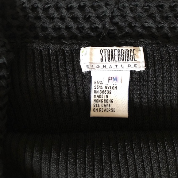 Stonebridge Signature Fringed Off Shoulder Sweater - Picture 4 of 6